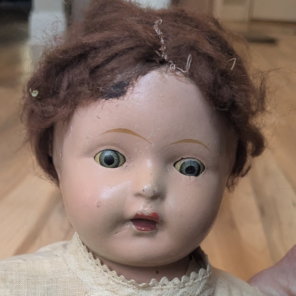Vintage composition doll Old Antique